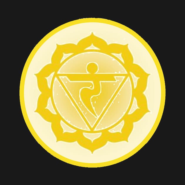 Willpower and confidence are mine Solar Plexus Chakra- Black by EarthSoul