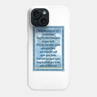 Blue Irish Blessing Phone Case