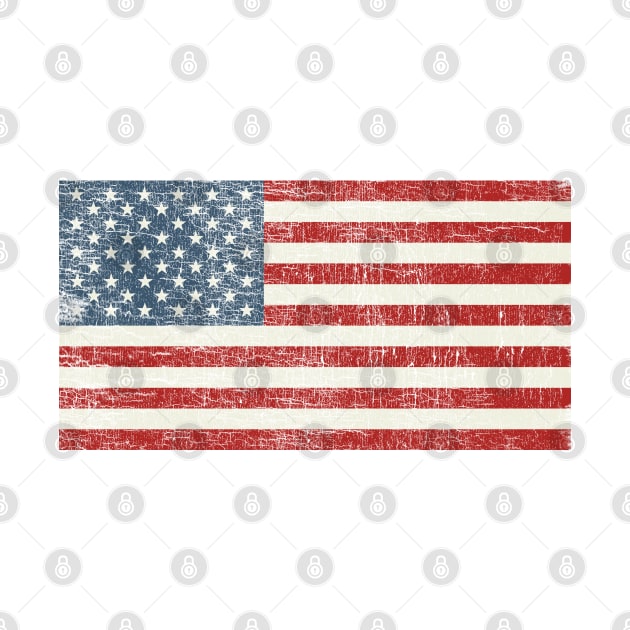 Star Spangled Banner Antique American Flag Old Glory by Vector Deluxe