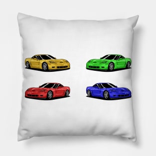 USA Car - Corvette Z06 X4 Pillow