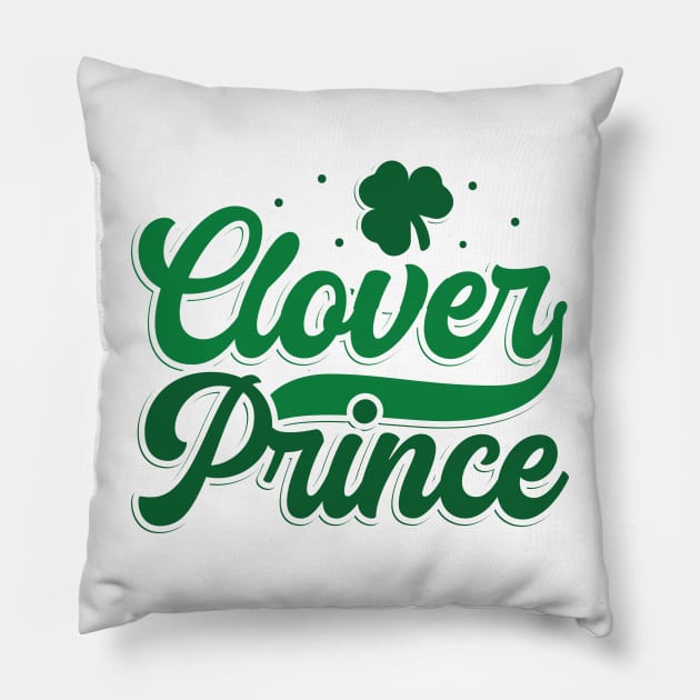 Clover Prince Pillow by MZeeDesigns