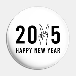 2025 Happy New Year Pin