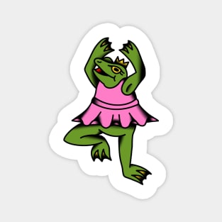 Ballerina Frog Magnet