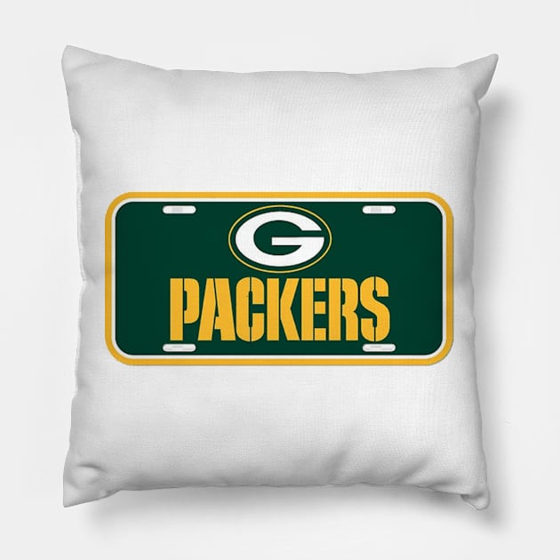 The Packers States Pillow by Melly Sim