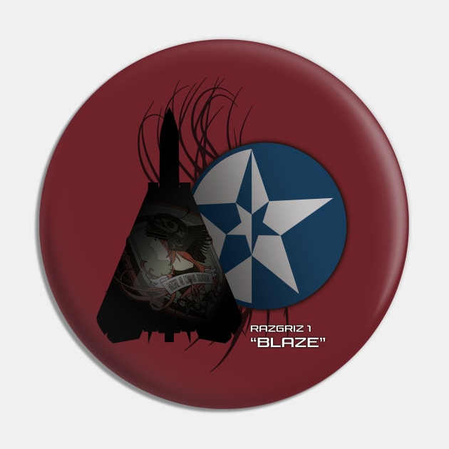 Ace Combat 5: Blaze Pin by patrickkingart