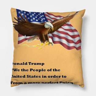 EAGLE FLAG RESIGNATION Pillow