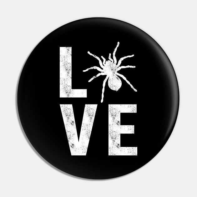 I Love Tarantula Pin by Stoney09