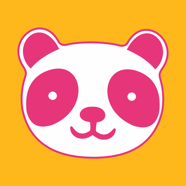 Cute Little Pink Panda by XOOXOO