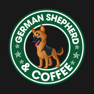 German Shepherd And Coffee T-Shirt