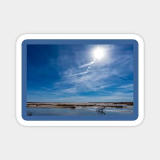 Winter Blues At Salt Plains National Wildlife Refuge Oklahoma Magnet