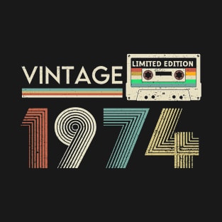 Vintage 1974 Limited Cassette T-Shirt