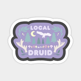Local Druid in Pastels Magnet