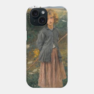 Fleur Du Chemin (La Petite Bergere) by Jules Bastien-Lepage Phone Case