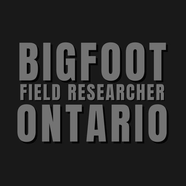 Bigfoot Field Researcher Ontario by The Squatch Store