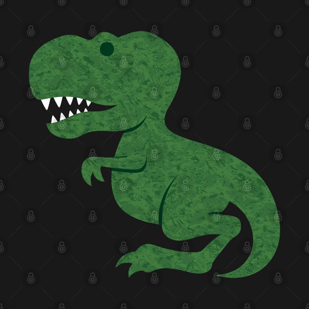 Green T Rex by ElizabethB_Art