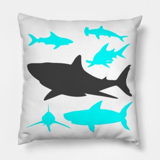 Shark Silhouette 2 Pillow