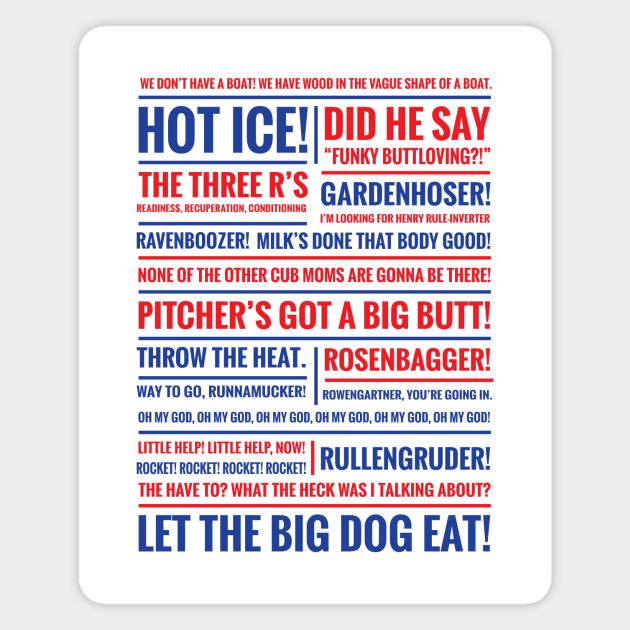 Rookie Of The Year Quotes Rookie Of The Year Quotes - Rookie Of The Year - Magnet | Teepublic