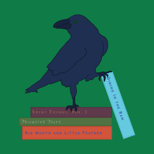 Reading Raven Book Crow T-Shirt