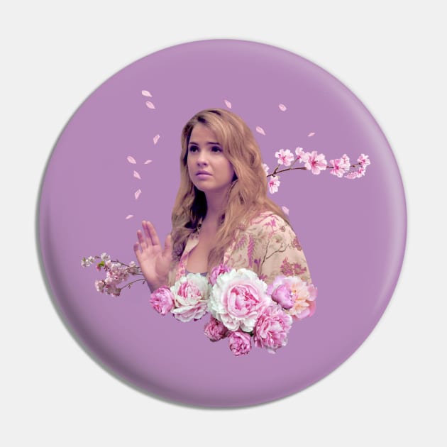 Floral Malia Tate Pin by strawberryplanet