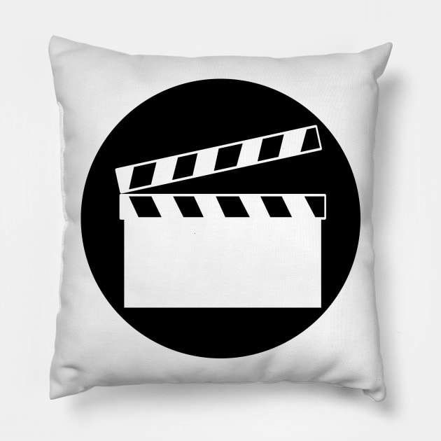 Clap Board Pillow by Thedustyphoenix