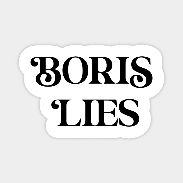 Boris Johnson Lies Magnet by DustedDesigns