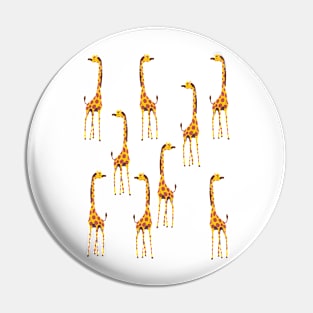 Giraffes Pin