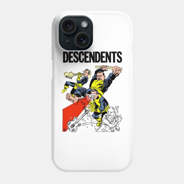 Punk Rock Band Phone Case by Sven Cormier