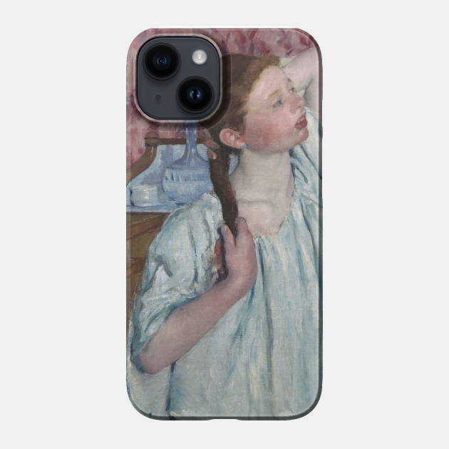 Girl Arranging Her Hair by Mary Cassatt - Mary Cassatt - Phone Case | TeePublic Girl Arranging Her Hair by Mary Cassatt - Mary Cassatt - Phone Case | TeePublic