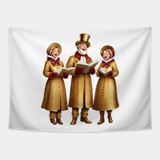 Christmas Carolers Tapestry