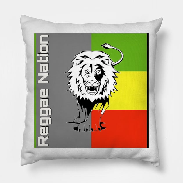 Reggae Nation Pillow by Rockers Media