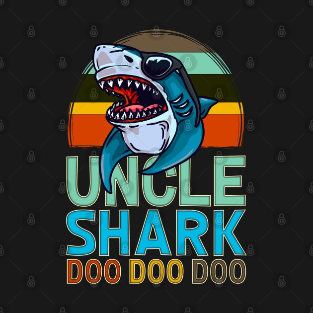 Uncle Shark Doo Doo Uncle Gifts by aneisha