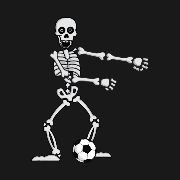 'Skeleton Flossing with Soccer Ball' Costume Halloween by ourwackyhome