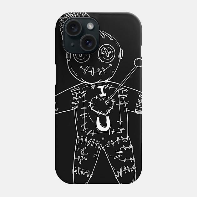 I am a Witch design I Wiccan Voodoo Doll Occult gift Phone Case by biNutz