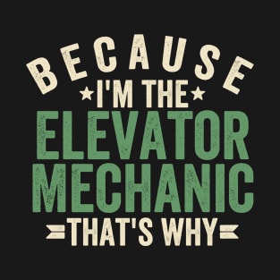 Vintage Elevator mechanic T-Shirt