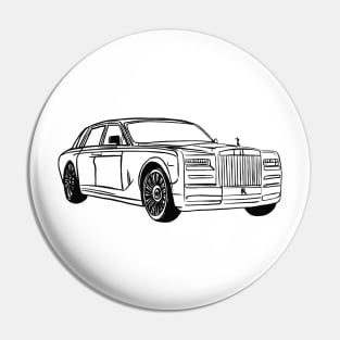 Luxury Car Pin