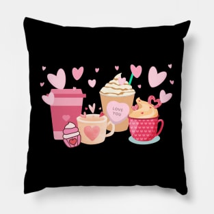 Coffee Lover - Valentines Day Pillow