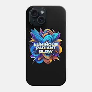 neon radiant glow Phone Case