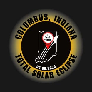 Columbus Indiana Total Solar Eclipse 2024 T-Shirt