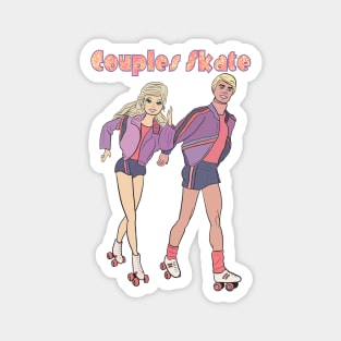 Couples Skate Magnet