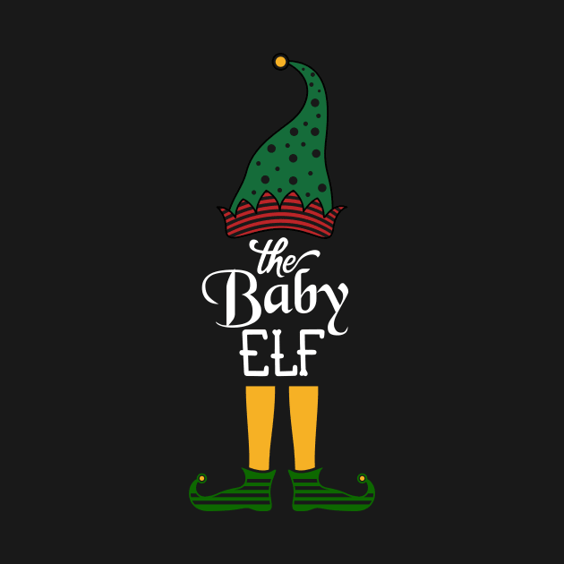 The Baby Elf Matching Family Group Christmas Party Pajama by Gufbox