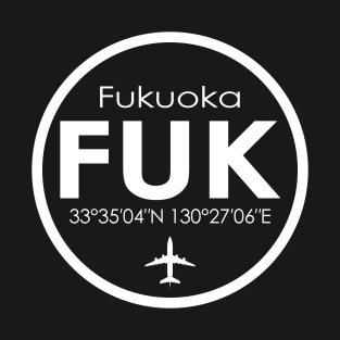 FUK, Fukuoka Airport T-Shirt