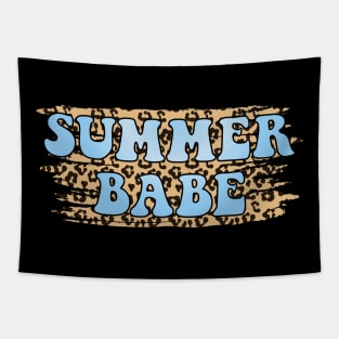 Summer Babe Leo Pattern Summer T-Shirt Tapestry