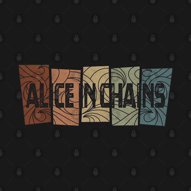 Alice In Chains - Retro Pattern by besomethingelse