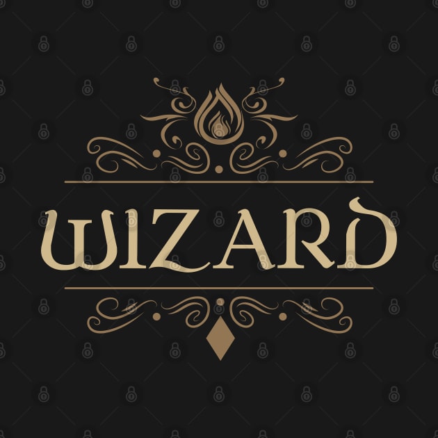 Wizard Character Class Tabletop RPG by dungeonarsenal