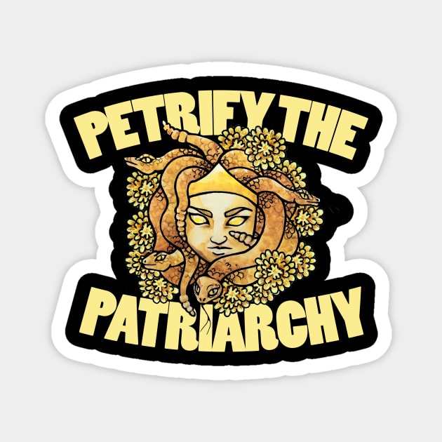 Petrify the Patriarchy Magnet by bubbsnugg