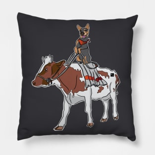 Country Cattle Dog Pillow