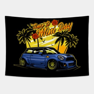 Time To Mini Day Cooper Tapestry