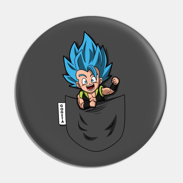 Funny Cute Anime Manga Superhero Pocket Design Pin by BoggsNicolas