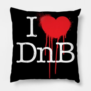 I Heart DnB Pillow