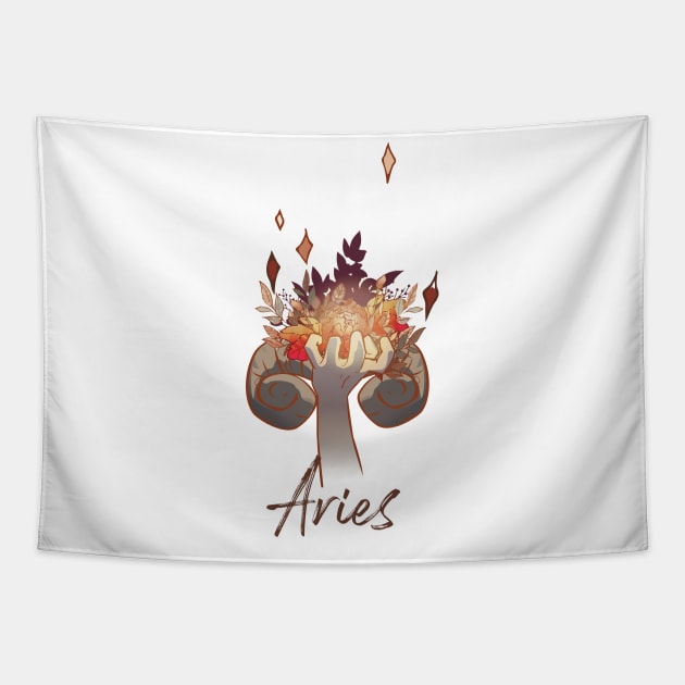 Aries Tapestry by HiPolly